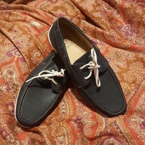 PHAT CLASSIC Boat Shoe, Size 12 navy blue boat sho